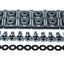 Lotus Elise S2 20 piece Dzus Quick Release Fasteners Rear Diffuser & Under Tray