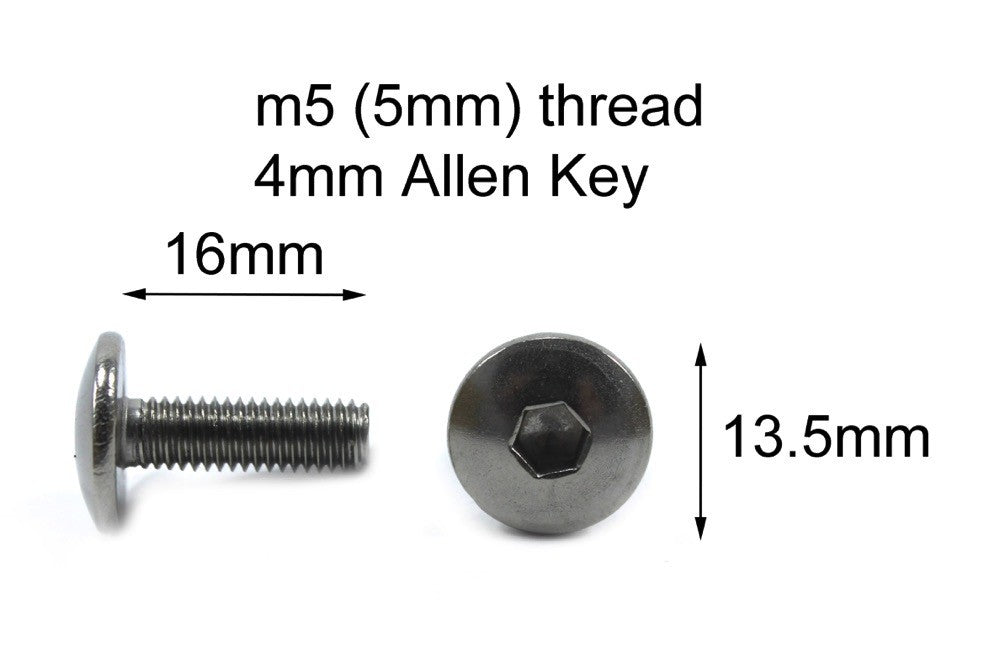 for Honda VFR750 RC30 1987-1990 Stainless Fairing & Screen Bolt Screw Dzus Kit