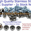 Yamaha FZR600 Genesis Stainless Fairing & Screen Bolt Clips Screws 1994-95 FZR