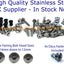 Honda RVF750R RC45 Fairing Bolts Screws + Dzus Fasteners Kit Stainless RVF 750