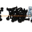 Honda CBR600 F4i Black Aluminium Fairing & Screen Bolts Clips Nuts CBR 600F 4i