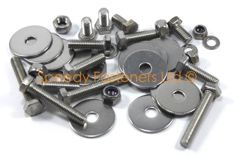 Lotus Elise S3 2011+ Stainless Steel Bolts Clam Shell Fixings Clamshell
