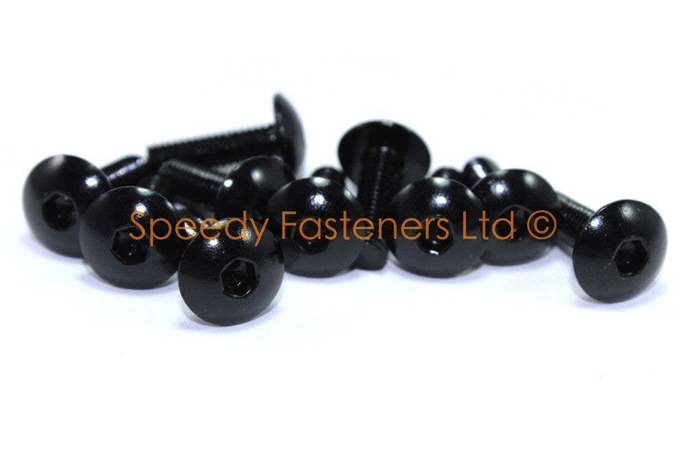  for Suzuki GSX1250FA 2010+ Black Aluminium Fairing & Screen Bolt Screws Clips