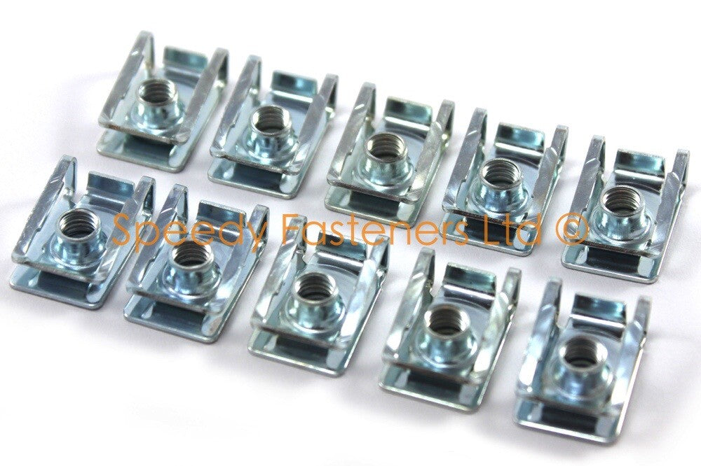 28x Complete Undertray Spring Clip Kit Lotus Elise VX220 Spire Nut m5 5mm U Clip