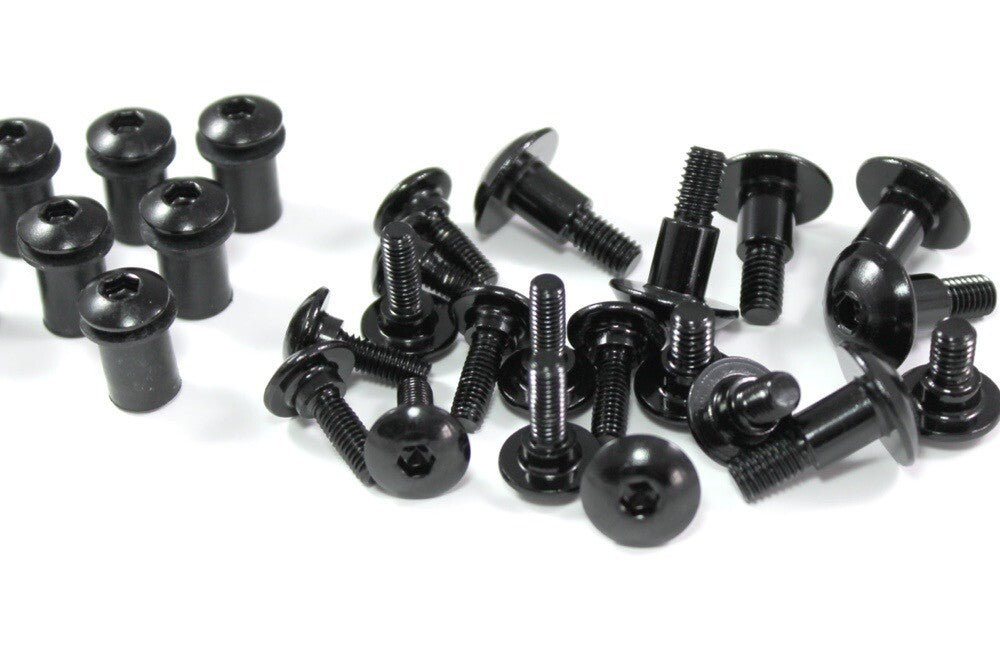 for Suzuki GSX-R 1000 2017+ Black Aluminium Fairing & Screen Bolt Screw Kit