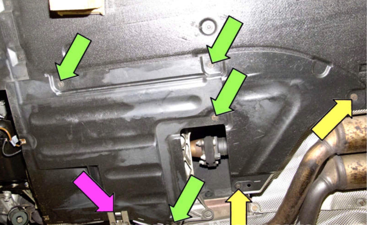 BMW E90 E91 E92 Engine & Gearbox Under Tray Shield 21x Clips & Bolts 3 Series 