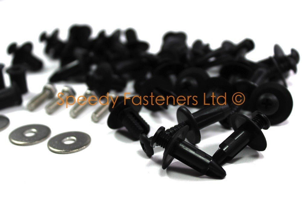 Lotus Exige S3 2012+ Complete 4x Wheel Arch Liner Bolt Screw Clip Kit Wheelarch