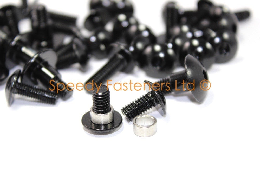 Black Aluminium Fairing & Screen Bolt Kit for Honda ST1100 Pan European 1991-02