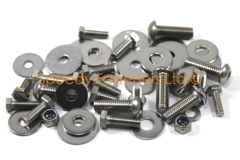 Lotus Elise S3 2011+ Stainless Steel Bolts Clam Shell Fixings Clamshell