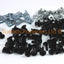 Yamaha Thunderace YZF 1000 Black Anodised Aluminium Fairing Bolt Clips Bolts Kit