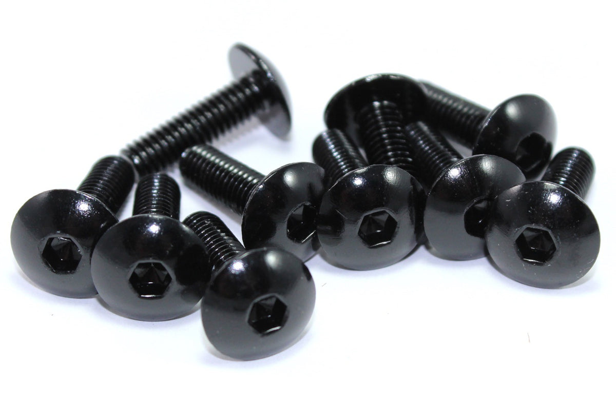 BMW S1000RR Fairing & Screen Black Aluminium Bolts Clips Kit 2012-2014 Gen 2
