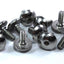 for Honda VFR750 RC30 1987-1990 Stainless Fairing & Screen Bolt Screw Dzus Kit