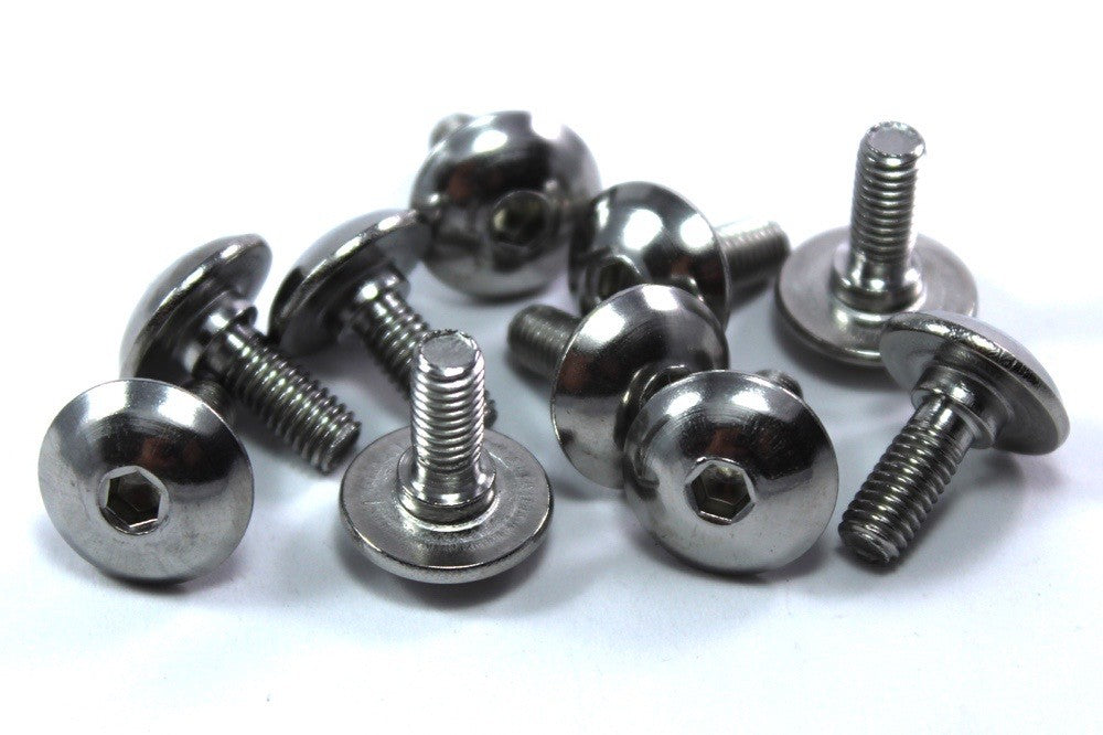 for Honda VFR750 RC30 1987-1990 Stainless Fairing & Screen Bolt Screw Dzus Kit