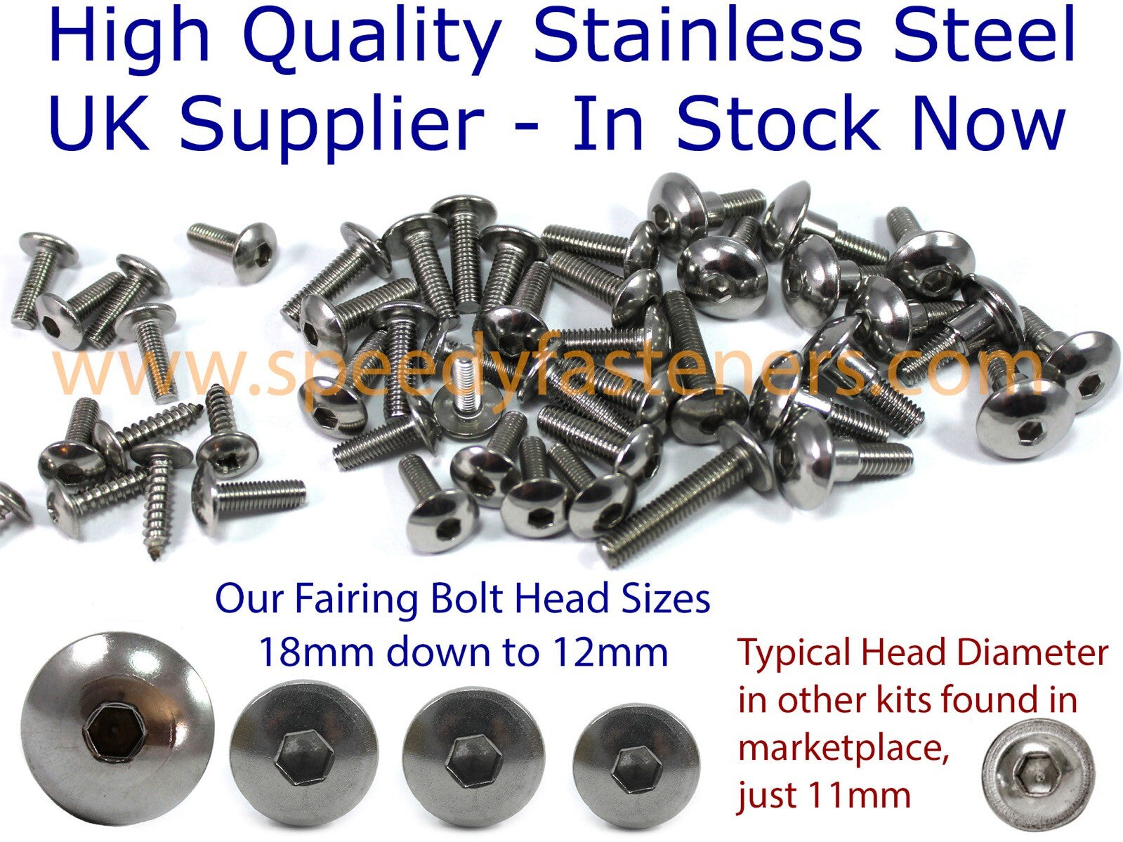 Stainless Steel Fasteners Screen Panniers Bolts fits Suzuki V-Strom DL1000 2017+
