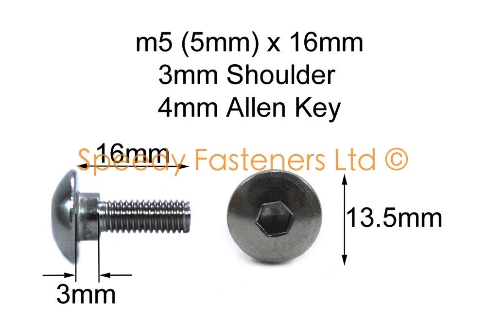 Ducati Panigale V2 Black Aluminium Fairing Bolts Screw Clips Kit 2020 onwards