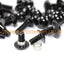  for Suzuki GSX-R750 2000-2003 Black Aluminium Fairing Screen Bolts Clips K1 K2