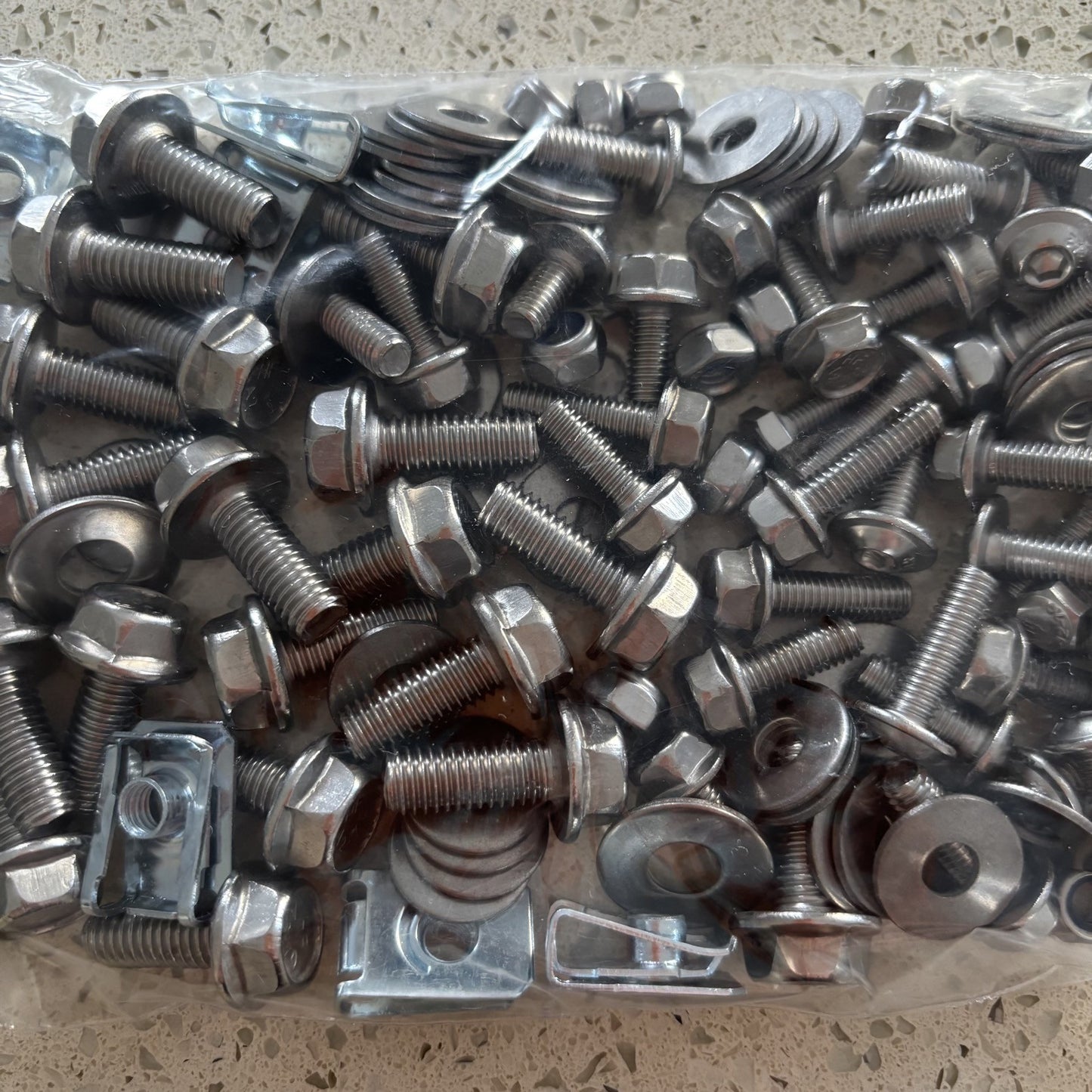 Lotus Evora Stainless Steel Rear Undertray & Diffuser Tray Bolt & Clip Kit