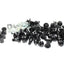 Yamaha Thundercat YZF 600 Black Anodised Aluminium Fairing Bolt Clips Bolts Kit