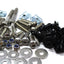 158 Piece Universal Race Track Pack Motorcycle Fairing Frame Bolts Fixings Dzus