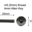 10x Aprilia RS660 m5 x 20mm Stainless Steel Fairing Mudguard Bolts 2B003307