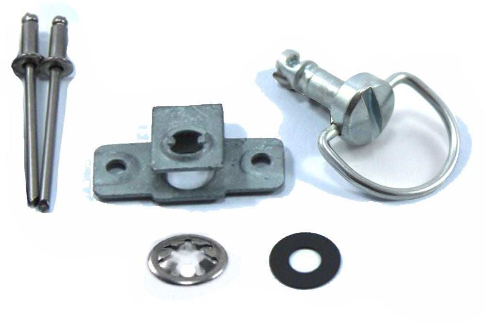 GASGAS Silver Seat Quick Lock Release Stud & Clip 45007040051 45007040050 GAS