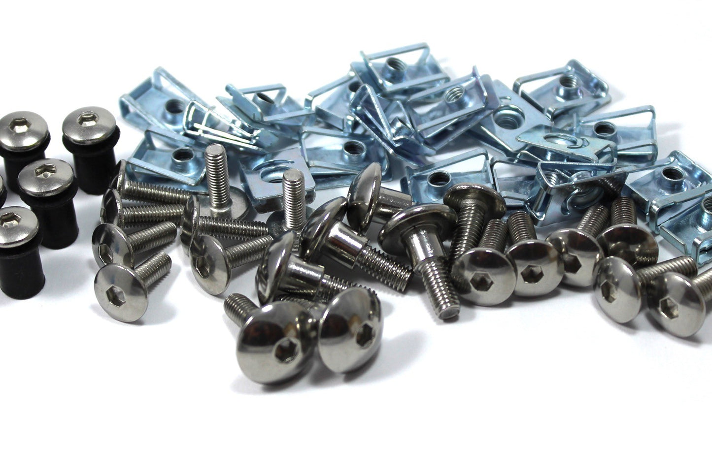 Yamaha FZR600 Genesis Stainless Fairing & Screen Bolt Clips Screws 1994-95 FZR