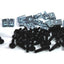 Yamaha FZS600 Fazer 1998-2002 Black Aluminium Bolt Fairing Screen Clip Screw Kit