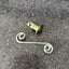 1x Dzus D4 AJ6 Panel Quick Release Fastener Quarter Turn Slotted + Wire