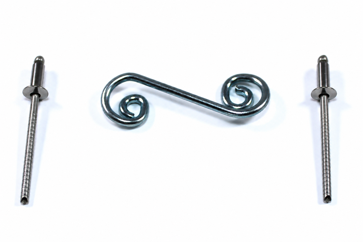 Dzus D4 S5 200 S Wire Bar Receivers for D4 Quick Release Fastener Quarter Turn