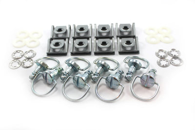 Renault Clio V6 Complete Engine Bay Cover Lid 8 Piece Dzus Stud Bolts Studs Kit