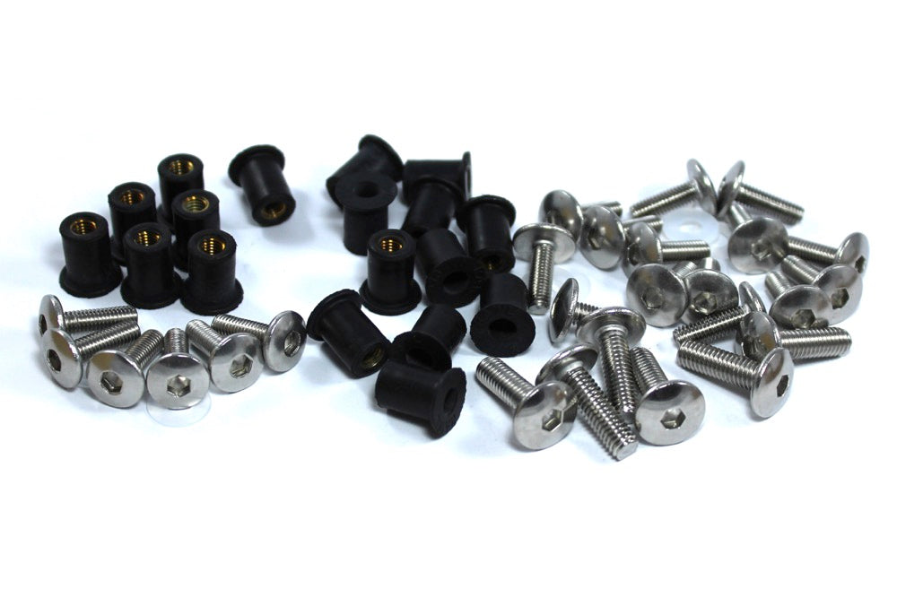 Cagiva Mito 125 Mk 1 & 2 1989-1999 Stainless Fairing Screen Bolts Nuts & Fixings
