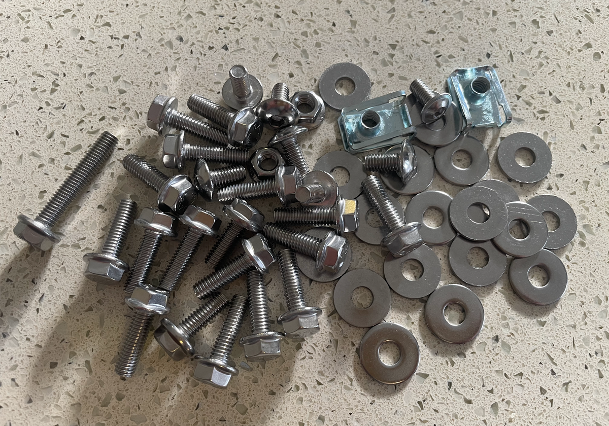 Bodywork Fasteners Husqvarna CR Bolt Screw Kit for Plastics Bodywork Stainless CR125 CR25 ...
