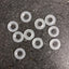 White Clear Nylon Retaining Washers for D4 Dzus Fasteners Size 5 D4-GP5