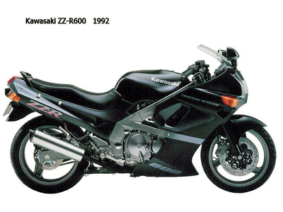 Kawasaki ZZR600 ZZ-R600 ZX-6 D1-D4 1990-1992 Stainless Fairing & Screen Bolts Screw Kit