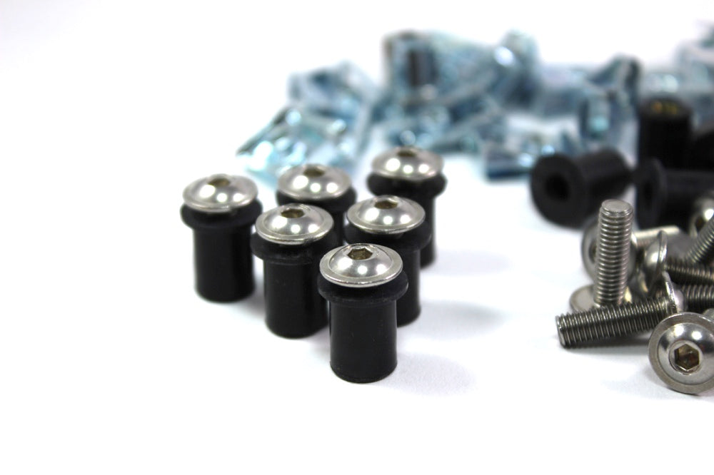 Kawasaki Ninja ZX-10R 2016-2020 Stainless Fairing Bolts Screen Bolt Screw Wellnut Kit