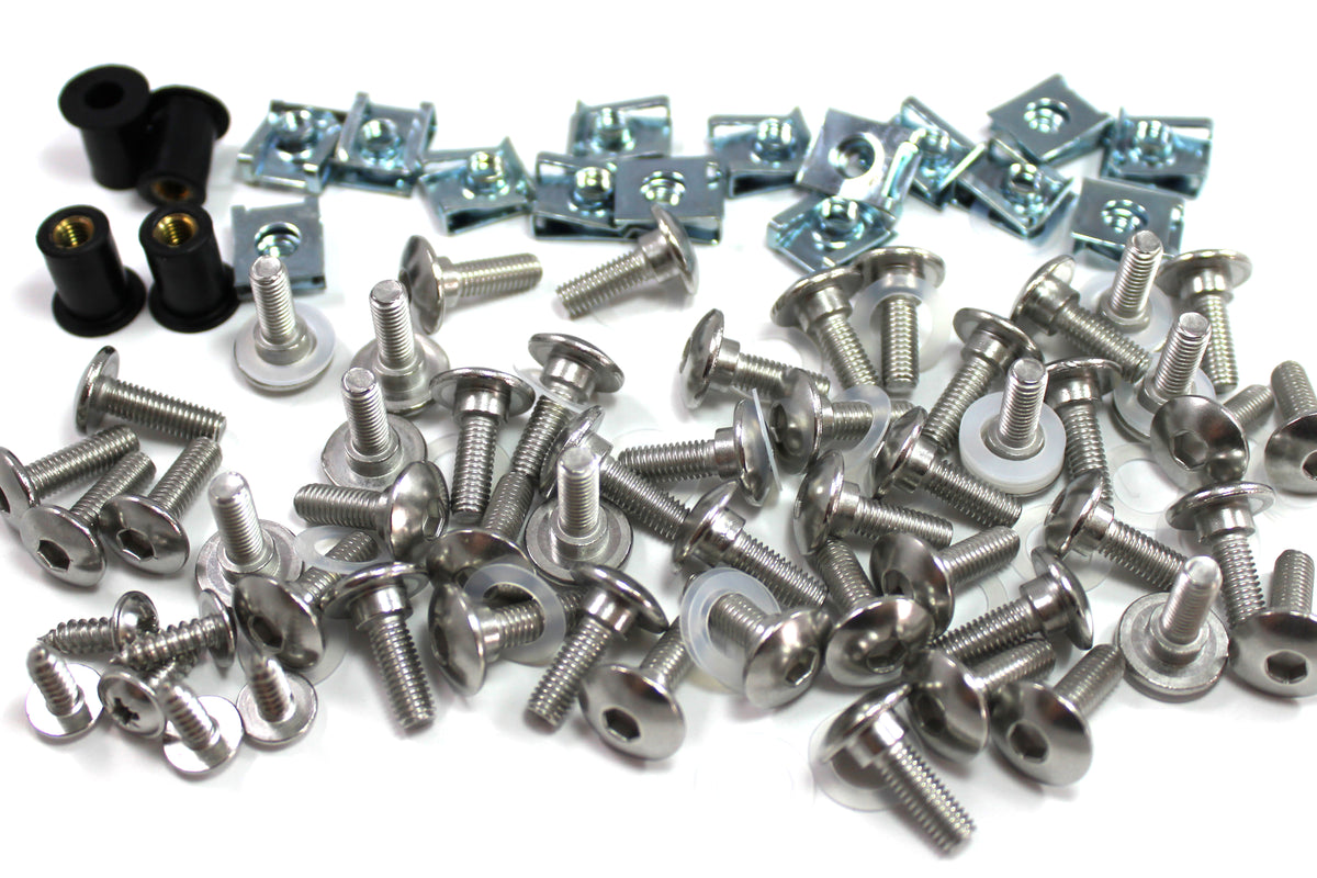 Honda Goldwing GL1100 1980-1983 Stainless Fairing & Screen Bolt Screw Kit SC02