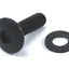 Black Aluminium Screen Bolts m4 x 16mm (10mm diameter head) Allen Key Button Head