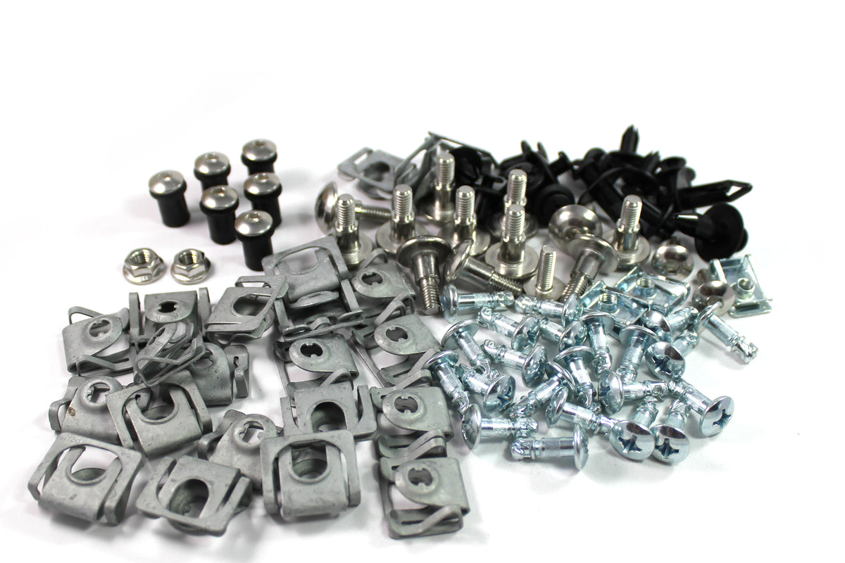 Yamaha R1 2009-2014 Stainless Fairing Bolt Kit + Dzus Fastener Quick Release