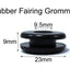 Rubber Fairing Grommets Cushion Vibration Damper Pad 9.5mm x 23mm x 9mm