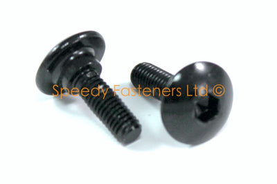 Black Aluminium Fairing Bolt m5 x 16mm (13.5mm diameter head) 3mm Shoulder Allen Key Button Head