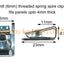 Gas Gas Pro Ossa Trials Airbox Frame Tank Seat Spring Spire U Nut Clips m6