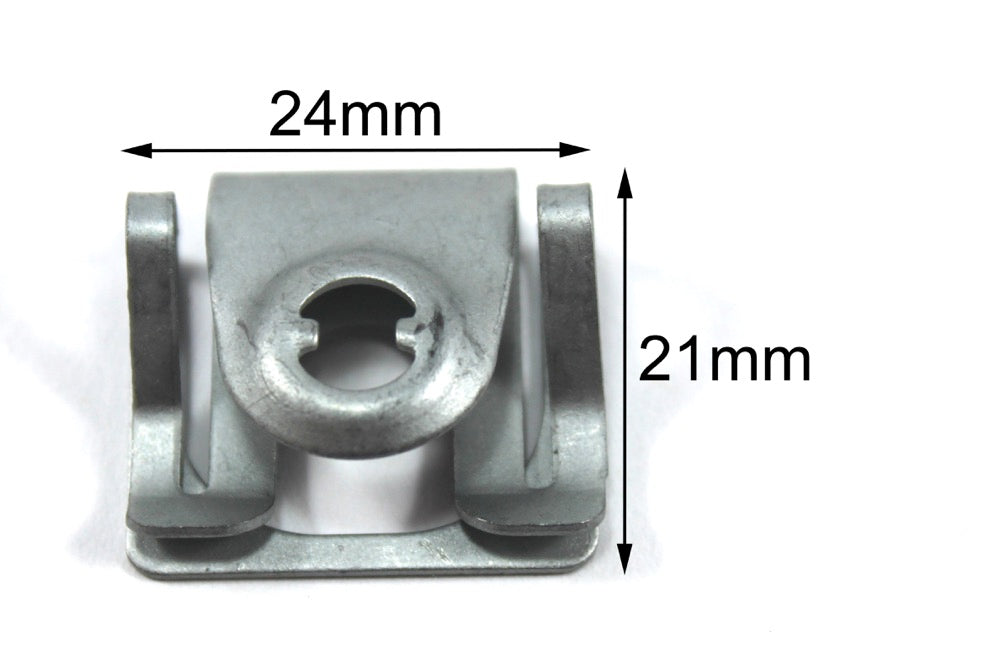 Slider Fastners Dzus Fasteners 24mm x 21mm Slide Clip Receptacle for 6mm Studs – Speedy ...
