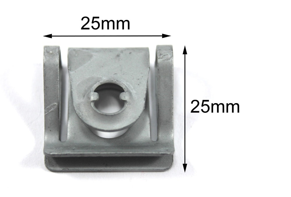 Slider Fastners Dzus Fasteners 25mm x 25mm Slide Clip Receptacle for 6mm Studs – Speedy ...