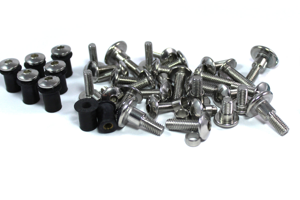 Screen Rivets Triumph Tiger Sport 1050 2013-2021 Stainless Fairing Screen Bolt Screw ...