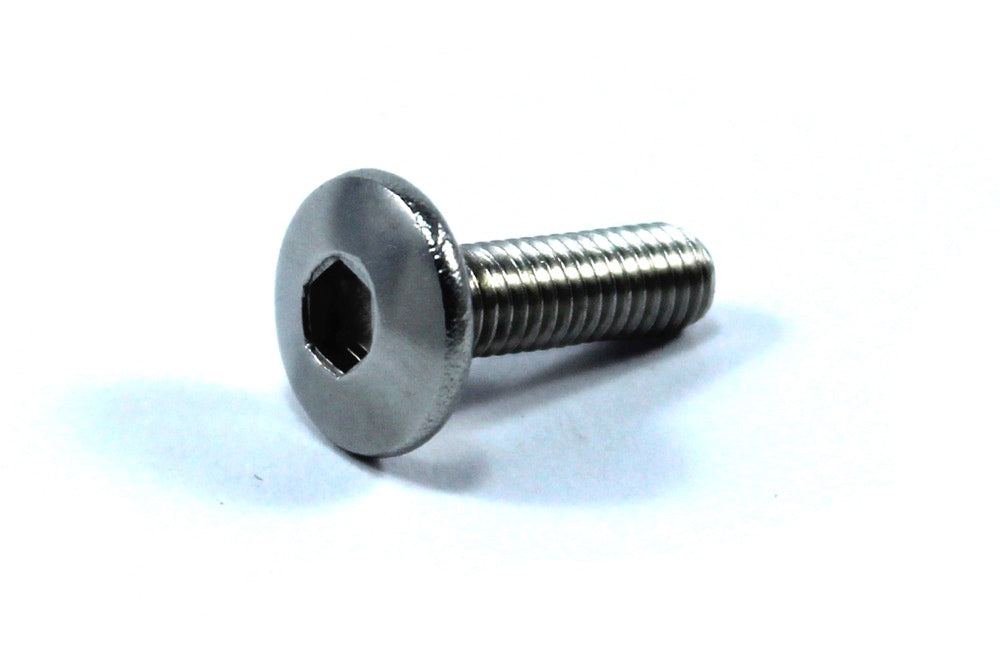 Stainless Steel Fairing or Screen Bolts m5 x 16mm (12mm diameter head) Allen Key Button Head