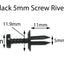 Plastic Screw Rivets Scrivets 5mm Lotus A100W6479F