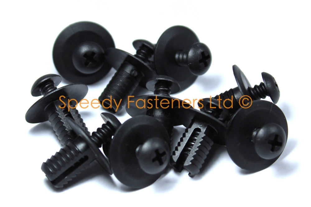 Plastic Screw Rivets Scrivets 8.9mm x 14mm fits Elise Exige A100W6391F ...